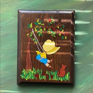 Painting of Girl & Cat